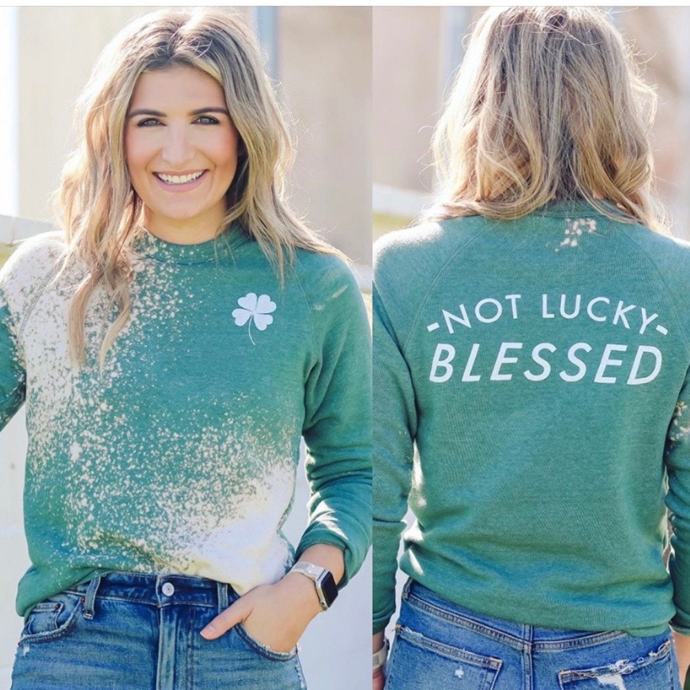 Not Lucky Blessed Soft Sweatshirt!